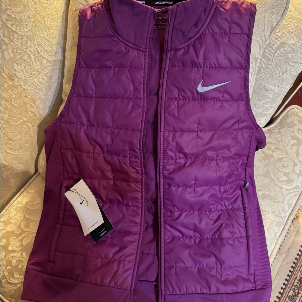Nike Women's Vibrant Purple Quilted Vest